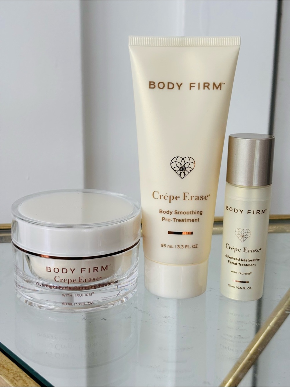 Body Firm Crepe Erase Overnight Facial Plumping Treatment ~ 50ml / 1.7 fl oz NEW